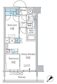 パークアクシス品川南大井パークフロント 209 間取り図