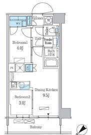パークアクシス品川南大井パークフロント 515 間取り図