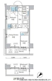 パークアクシス品川南大井パークフロント 225 間取り図