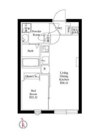 CASA PIAZZA 上野松が谷 502 間取り図
