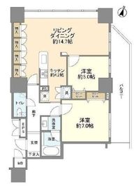 横濱ユーロタワー 15階 間取り図