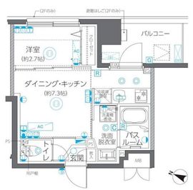ZOOM方南町 8階 間取り図