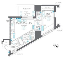 ZOOM方南町 2階 間取り図