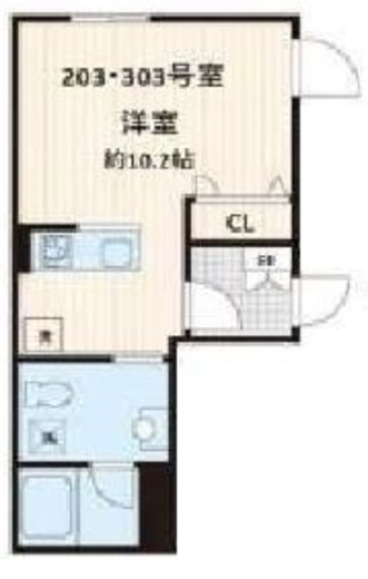 Fullea白金台 203 間取り図