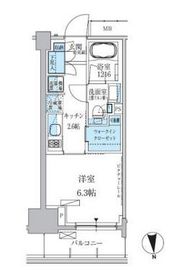 パークアクシス上野三丁目 303 間取り図