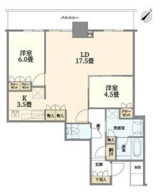 リヴァリエ 15階 間取り図