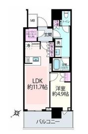 ザ・タワー横浜北仲 16階 間取り図