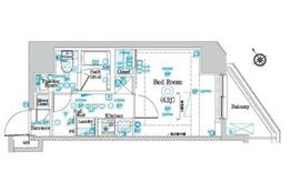 La Douceur鶴見 8階 間取り図