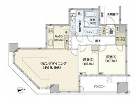 ナビューレ横浜タワーレジデンス 23階 間取り図