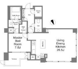 パークマンション六本木 2階 間取り図