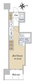 The ASAKUSA RESIDENCE 2階 間取り図