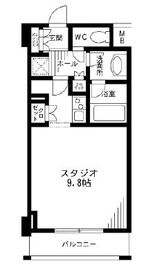レジディア九段下 1203 間取り図