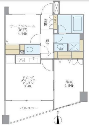 ヒルクレスト妙蓮寺 302 間取り図