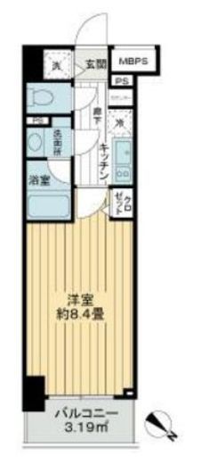 ライオンズクオーレ東京三ノ輪シティゲート 10階 間取り図