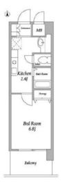 コンフォリア東品川 218 間取り図