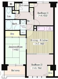 桃李邦 502 間取り図