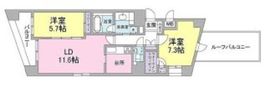THEパームス代々木上原コスモテラス 2階 間取り図