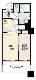 ブリリア有明スカイタワー 8階 間取り図
