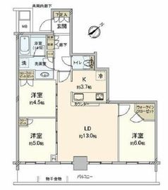 リヴァリエ 24階 間取り図