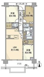 プラウド練馬豊玉ウエスト 1階 間取り図