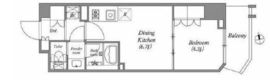 nido蔵前Residence 1402 間取り図