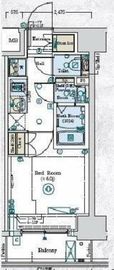 GENOVIA阪東橋Ⅱskygarden (ジェノヴィア阪東橋2スカイガーデン) 6階 間取り図