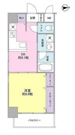コモドール雷門 11階 間取り図