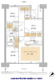 HARUMI FLAG SUN VILLAGE (晴海フラッグ サンヴィレッジ) 13階 間取り図