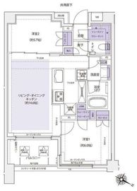 KDXレジデンス横濱紅葉坂 710 間取り図