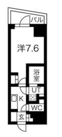 プレール・ドゥーク文京本郷 502 間取り図