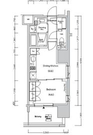 ザ・パークハビオ目白タワー 1205 間取り図