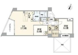 テラス大井町 5F1 間取り図
