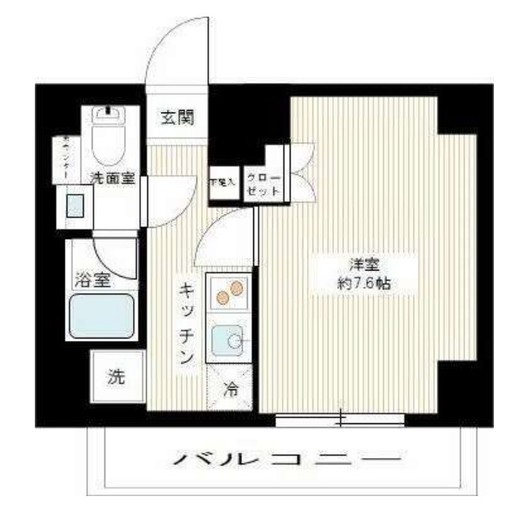 SQUARE CITY TSURUMI RIVERSIDE (スクエアシティ鶴見リバーサイド) 4階 間取り図