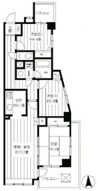 ヴェルデュール大倉山 3階 間取り図