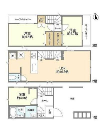 Kolet飯田橋 (コレット飯田橋) 01 間取り図