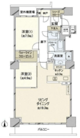 Beタワー 29階 間取り図