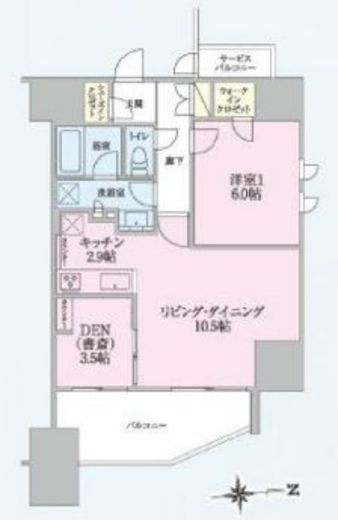 トラープランド翠命館 1001 間取り図