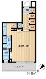HF新横浜レジデンス 10階 間取り図