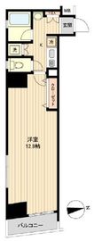 ラクラス新御徒町 405 間取り図