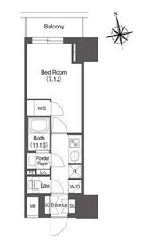 コンフォリア東上野 1303 間取り図