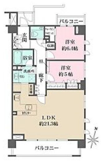 ザ・パークハウス洗足池桜山 4階 間取り図