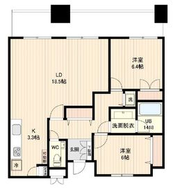 リバーサイド隅田セントラルタワーパレス 2809 間取り図