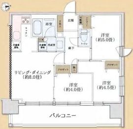 デュオシティ西日暮里ステーシア 3階 間取り図