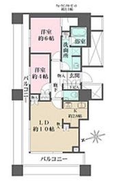 千住ザ・タワー 19階 間取り図