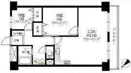 築地永谷コーポラス 5階 間取り図