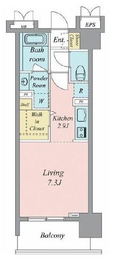 クリオ赤羽壱番館 902 間取り図