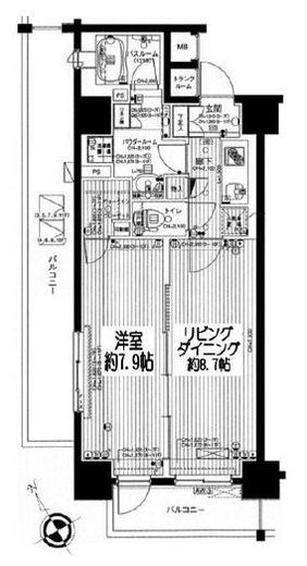 日神デュオステージ関内 4階 間取り図