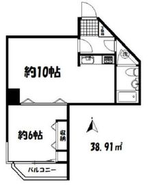 チュリス氷川坂 1階 間取り図