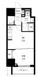 アーバンパーク王子Ⅱ 701 間取り図