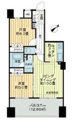 アデニウム入谷ステーションファースト 7階 間取り図
